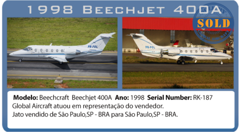 Jato Beechcraft 400A vendido pela Global Aircraft 