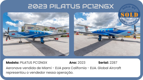 2023 PILATUS PC12NGX vendido por Global Aircraft.