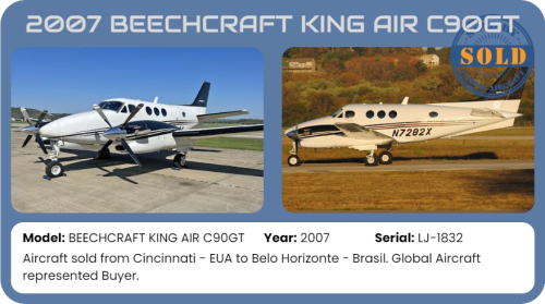 2007 BEECHCRAFT KING AIR C90GT sold by Global Aircraft.